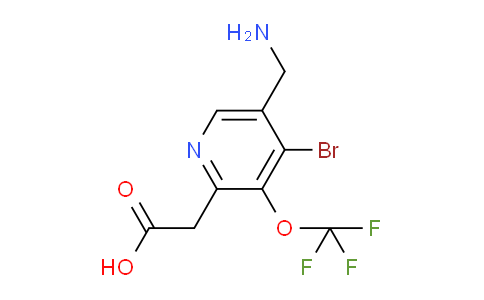 AM185418 | 1806208-91-2 | 5-(Aminomethyl)-4-bromo-3-(trifluoromethoxy)pyridine-2-acetic acid