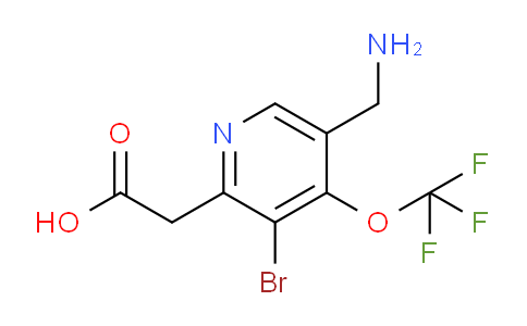AM185420 | 1803603-08-8 | 5-(Aminomethyl)-3-bromo-4-(trifluoromethoxy)pyridine-2-acetic acid