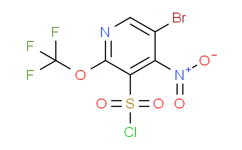 5-Bromo-4-nitro-2-(trifluoromethoxy)pyridine-3-sulfonyl chloride