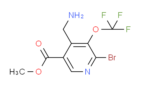 AM185436 | 1804619-44-0 | Methyl 4-(aminomethyl)-2-bromo-3-(trifluoromethoxy)pyridine-5-carboxylate