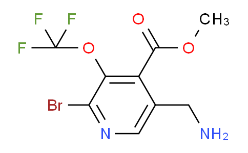 AM185441 | 1804397-31-6 | Methyl 5-(aminomethyl)-2-bromo-3-(trifluoromethoxy)pyridine-4-carboxylate