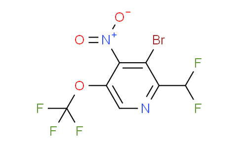 AM185443 | 1806093-11-7 | 3-Bromo-2-(difluoromethyl)-4-nitro-5-(trifluoromethoxy)pyridine
