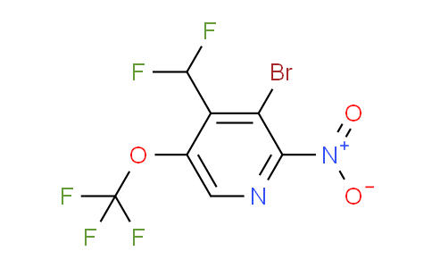 AM185448 | 1804568-82-8 | 3-Bromo-4-(difluoromethyl)-2-nitro-5-(trifluoromethoxy)pyridine