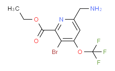 AM185450 | 1806095-67-9 | Ethyl 6-(aminomethyl)-3-bromo-4-(trifluoromethoxy)pyridine-2-carboxylate