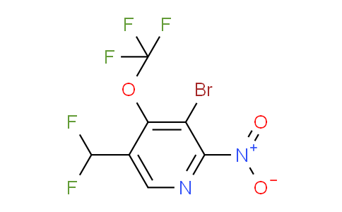 AM185452 | 1803469-41-1 | 3-Bromo-5-(difluoromethyl)-2-nitro-4-(trifluoromethoxy)pyridine