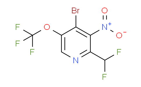 AM185457 | 1803469-47-7 | 4-Bromo-2-(difluoromethyl)-3-nitro-5-(trifluoromethoxy)pyridine