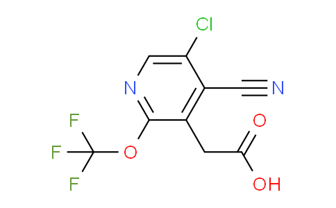 5-Chloro-4-cyano-2-(trifluoromethoxy)pyridine-3-acetic acid