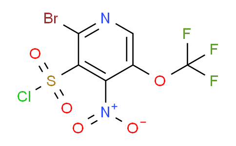 2-Bromo-4-nitro-5-(trifluoromethoxy)pyridine-3-sulfonyl chloride