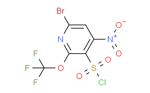 6-Bromo-4-nitro-2-(trifluoromethoxy)pyridine-3-sulfonyl chloride