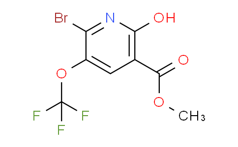 Methyl 2-bromo-6-hydroxy-3-(trifluoromethoxy)pyridine-5-carboxylate