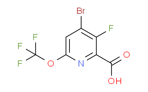 AM185499 | 1803441-96-4 | 4-Bromo-3-fluoro-6-(trifluoromethoxy)pyridine-2-carboxylic acid