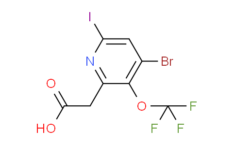 AM185505 | 1806128-75-5 | 4-Bromo-6-iodo-3-(trifluoromethoxy)pyridine-2-acetic acid