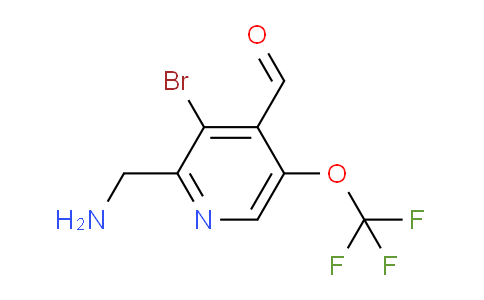 AM185523 | 1806204-05-6 | 2-(Aminomethyl)-3-bromo-5-(trifluoromethoxy)pyridine-4-carboxaldehyde