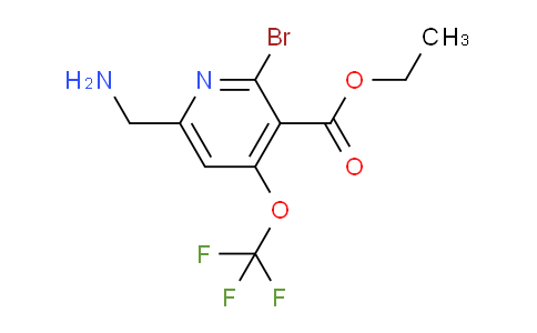 AM185530 | 1806129-82-7 | Ethyl 6-(aminomethyl)-2-bromo-4-(trifluoromethoxy)pyridine-3-carboxylate