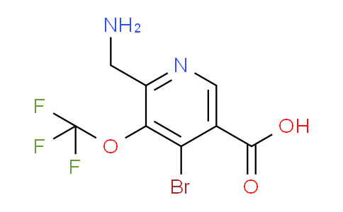 2-(Aminomethyl)-4-bromo-3-(trifluoromethoxy)pyridine-5-carboxylic acid