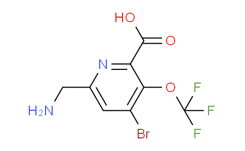 AM185540 | 1803950-52-8 | 6-(Aminomethyl)-4-bromo-3-(trifluoromethoxy)pyridine-2-carboxylic acid