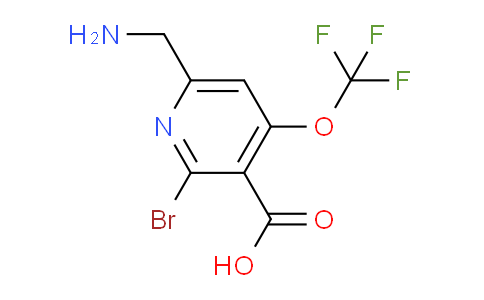 6-(Aminomethyl)-2-bromo-4-(trifluoromethoxy)pyridine-3-carboxylic acid