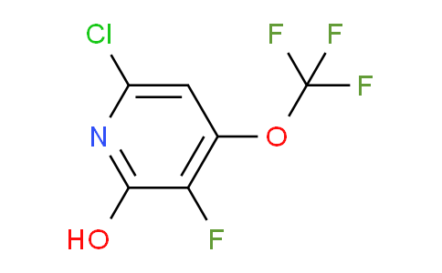6-Chloro-3-fluoro-2-hydroxy-4-(trifluoromethoxy)pyridine