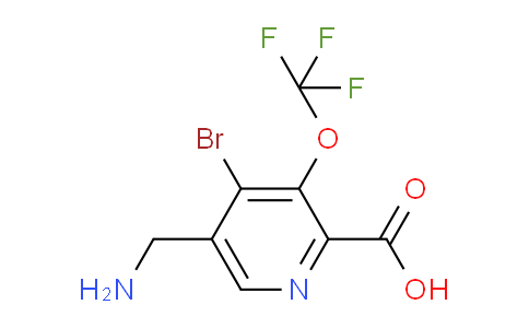 5-(Aminomethyl)-4-bromo-3-(trifluoromethoxy)pyridine-2-carboxylic acid