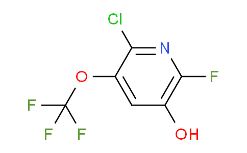 2-Chloro-6-fluoro-5-hydroxy-3-(trifluoromethoxy)pyridine