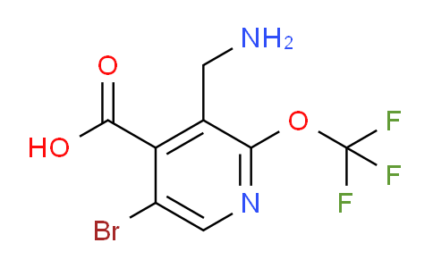 AM185553 | 1806081-78-6 | 3-(Aminomethyl)-5-bromo-2-(trifluoromethoxy)pyridine-4-carboxylic acid