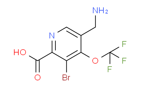 AM185555 | 1804007-89-3 | 5-(Aminomethyl)-3-bromo-4-(trifluoromethoxy)pyridine-2-carboxylic acid