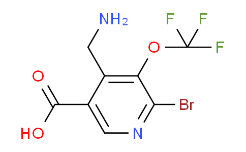AM185558 | 1804397-09-8 | 4-(Aminomethyl)-2-bromo-3-(trifluoromethoxy)pyridine-5-carboxylic acid