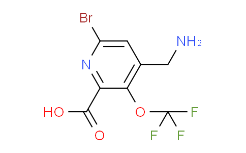 AM185560 | 1806151-52-9 | 4-(Aminomethyl)-6-bromo-3-(trifluoromethoxy)pyridine-2-carboxylic acid
