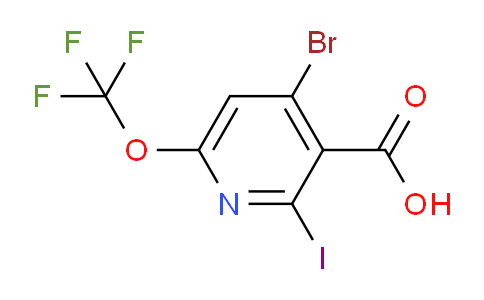 AM185561 | 1803989-62-9 | 4-Bromo-2-iodo-6-(trifluoromethoxy)pyridine-3-carboxylic acid