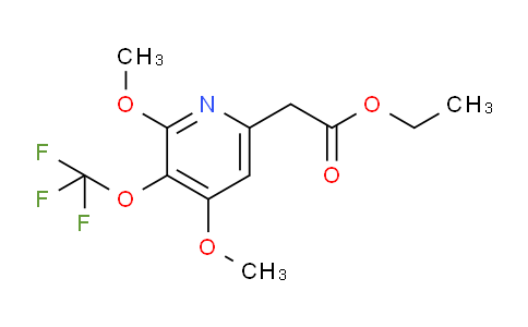 AM18560 | 1804010-17-0 | Ethyl 2,4-dimethoxy-3-(trifluoromethoxy)pyridine-6-acetate