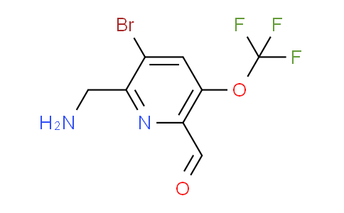 AM185605 | 1806129-65-6 | 2-(Aminomethyl)-3-bromo-5-(trifluoromethoxy)pyridine-6-carboxaldehyde
