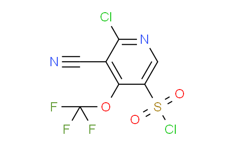 AM185622 | 1804783-85-4 | 2-Chloro-3-cyano-4-(trifluoromethoxy)pyridine-5-sulfonyl chloride