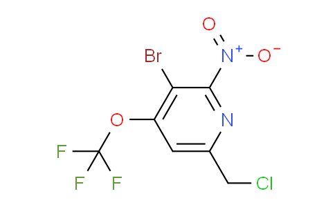 AM185623 | 1806091-57-5 | 3-Bromo-6-(chloromethyl)-2-nitro-4-(trifluoromethoxy)pyridine