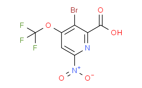 AM185636 | 1806200-55-4 | 3-Bromo-6-nitro-4-(trifluoromethoxy)pyridine-2-carboxylic acid