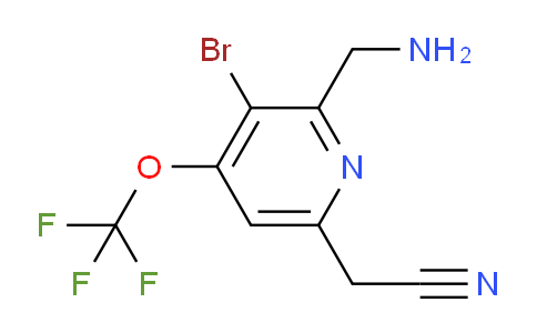 AM185638 | 1803915-56-1 | 2-(Aminomethyl)-3-bromo-4-(trifluoromethoxy)pyridine-6-acetonitrile