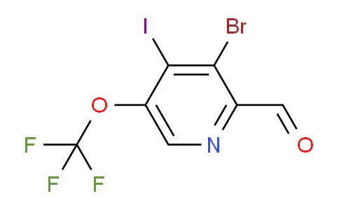 AM185644 | 1803947-88-7 | 3-Bromo-4-iodo-5-(trifluoromethoxy)pyridine-2-carboxaldehyde