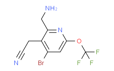 AM185645 | 1806201-60-4 | 2-(Aminomethyl)-4-bromo-6-(trifluoromethoxy)pyridine-3-acetonitrile