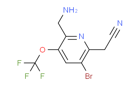 AM185647 | 1804569-67-2 | 2-(Aminomethyl)-5-bromo-3-(trifluoromethoxy)pyridine-6-acetonitrile