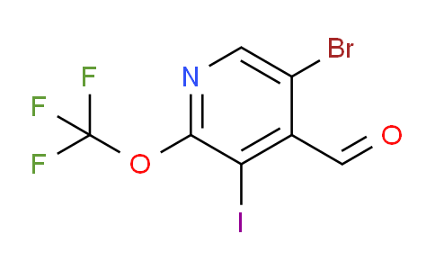 AM185649 | 1803674-89-6 | 5-Bromo-3-iodo-2-(trifluoromethoxy)pyridine-4-carboxaldehyde