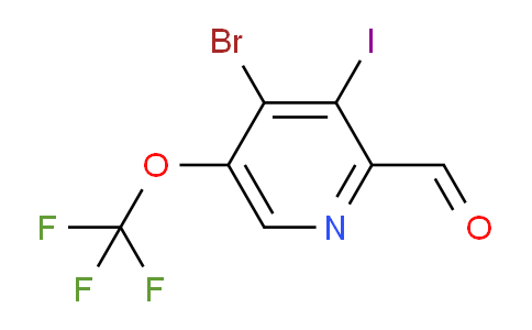 AM185653 | 1803969-50-7 | 4-Bromo-3-iodo-5-(trifluoromethoxy)pyridine-2-carboxaldehyde