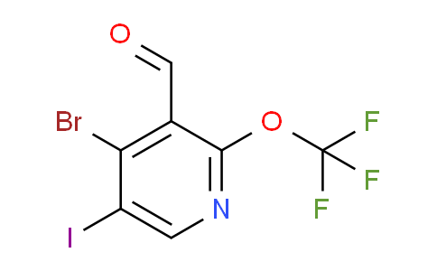4-Bromo-5-iodo-2-(trifluoromethoxy)pyridine-3-carboxaldehyde