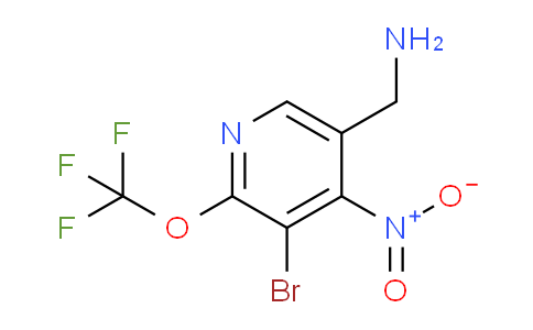 5-(Aminomethyl)-3-bromo-4-nitro-2-(trifluoromethoxy)pyridine