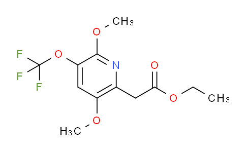 AM18566 | 1804567-37-0 | Ethyl 2,5-dimethoxy-3-(trifluoromethoxy)pyridine-6-acetate