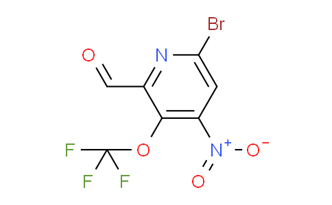 6-Bromo-4-nitro-3-(trifluoromethoxy)pyridine-2-carboxaldehyde