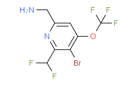AM185669 | 1806086-49-6 | 6-(Aminomethyl)-3-bromo-2-(difluoromethyl)-4-(trifluoromethoxy)pyridine