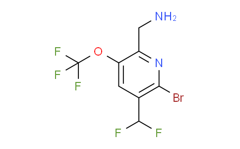 AM185672 | 1806195-65-2 | 2-(Aminomethyl)-6-bromo-5-(difluoromethyl)-3-(trifluoromethoxy)pyridine
