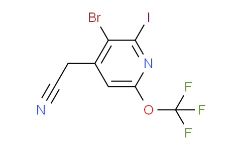 AM185673 | 1804579-89-2 | 3-Bromo-2-iodo-6-(trifluoromethoxy)pyridine-4-acetonitrile
