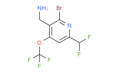 AM185675 | 1804656-27-6 | 3-(Aminomethyl)-2-bromo-6-(difluoromethyl)-4-(trifluoromethoxy)pyridine