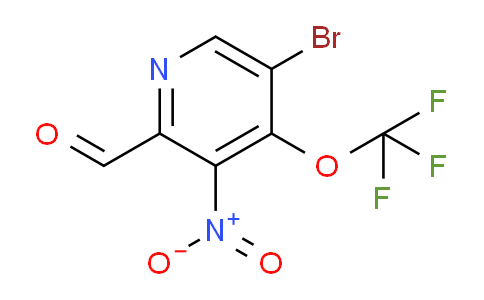 5-Bromo-3-nitro-4-(trifluoromethoxy)pyridine-2-carboxaldehyde