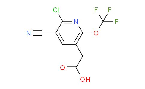 2-Chloro-3-cyano-6-(trifluoromethoxy)pyridine-5-acetic acid